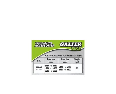 Galfer Adaptador post mount +20mm