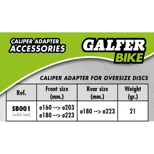 Galfer Adaptador post mount +43mm
